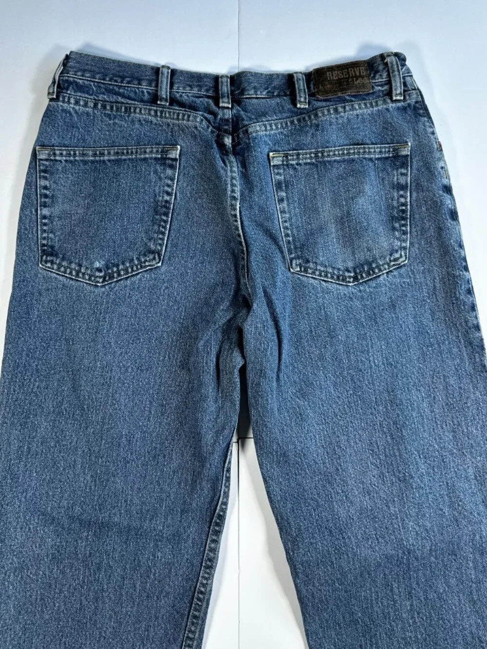 Lee Men's Jeans Reserve Straight Leg Dark Wash‎ Premium Denim Blue Size 36x32